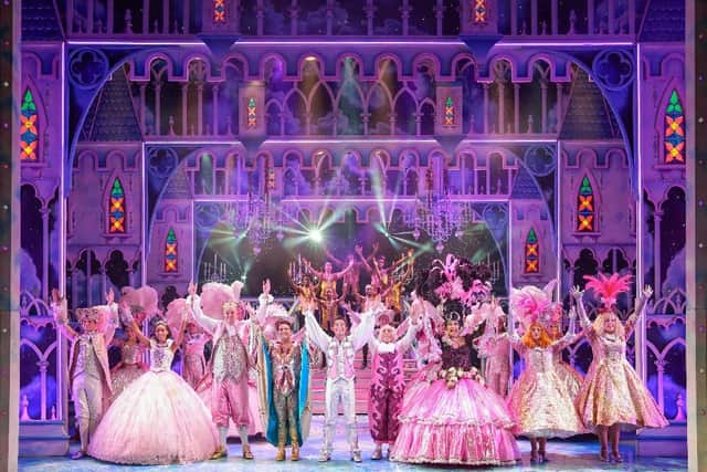 Cinderella is the 2022 pantomime in Newcastle, with performances running until January. Picture: Theatre Royal Newcastle.