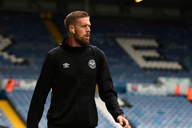 Pontus Jansson of Brentford arrives prior to the Sky Bet Championship match between Leeds United and Brentford at Elland Road on August 21, 2019 in Leeds, England. (Photo by George Wood/Getty Images)