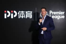 Richard Masters of Premier League speech during the cocktail reception to celebrate the Premier League Asia Trophy, the youth tournament and showcase the wider football development work in China. during the Premier League Asia Trophy on July 19, 2019 in Shanghai, China.