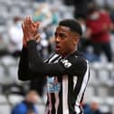 Joe Willock on loan at Newcastle United last season. (Photo by Alex Pantling/Getty Images)