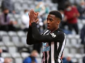 Joe Willock on loan at Newcastle United last season. (Photo by Alex Pantling/Getty Images)