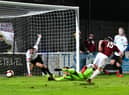 Josh Gillies's goal saw South Shields edge FC United of Manchester on Tuesday evening. Picture by Kevin Wilson