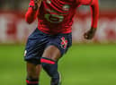 Lille's French forward Isaac Lihadji controls the ball during an international club friendly football match between SL Benfica and Lille OSC at the Algarve stadium in Portimao on July 22, 2021. (Photo by PATRICIA DE MELO MOREIRA / AFP) (Photo by PATRICIA DE MELO MOREIRA/AFP via Getty Images)