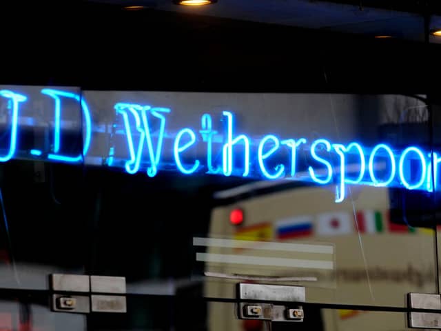 Wetherspoon has announced that around 130 head office roles will be cut.Photo: PA.