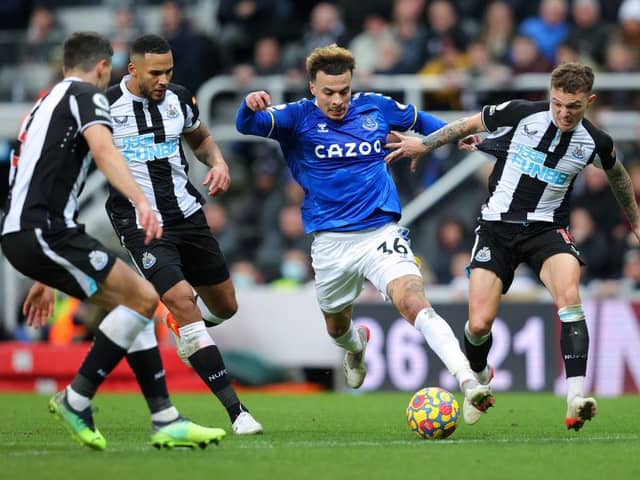 Dele Alli in action for Everton against Newcastle United. (Photo by Alex Livesey/Getty Images)