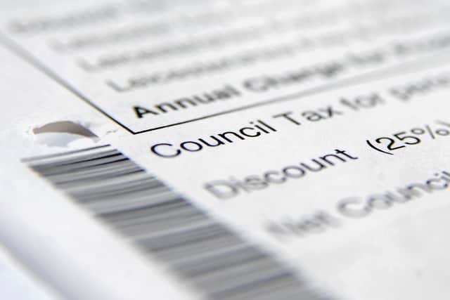 General view of a council tax bill. Picture by Joe Giddens/PA Wire