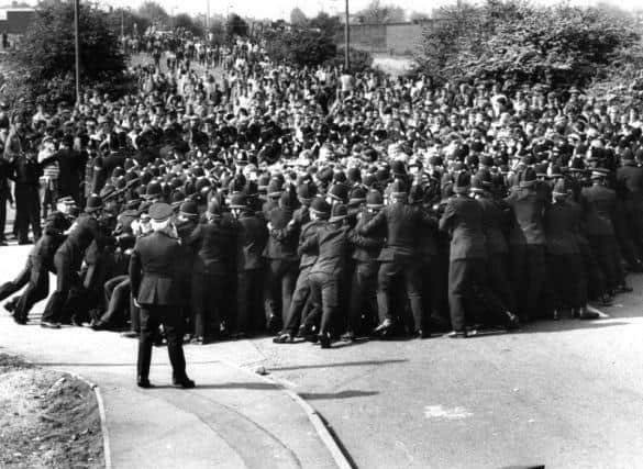The 1984 Battle of Orgreave.