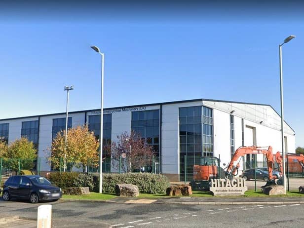 The Hitachi site in Hebburn.