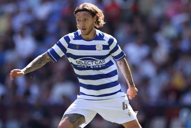Jeff Hendrick of Reading FC controls the ball during the Pre-Season Friendly match between Reading and West Ham United at Select Car Leasing Stadium on July 16, 2022 in Reading, England. (Photo by Ryan Pierse/Getty Images)