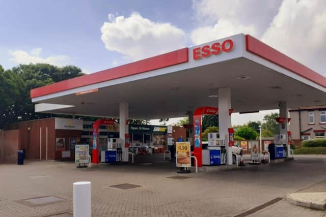 It isn't difficult. Buying fuel from local filling stations like this one, rather than on the motorway, saves money.