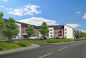 CGI impressions of how the proposed extra care facility could look.