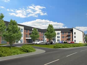CGI impressions of how the proposed extra care facility could look.