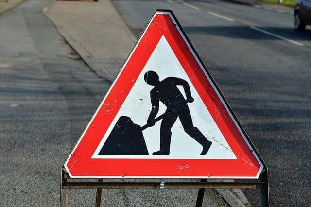 Temporary traffic lights will be in place while work is carried out