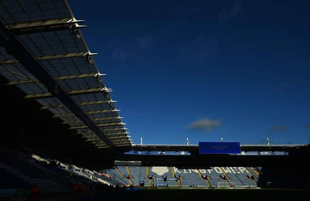 The King Power Stadium.