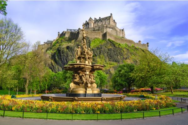 Scotland’s capital is sure to impress with its looming castle, medieval Old Town and spooky dungeons, while there are plenty of pretty walking spots to enjoy including Arthur’s Seat and the Royal Botanic Gardens.