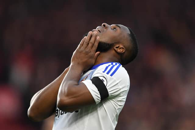 Victor Anichebe looks on during the Premier League match between Middlesbrough and Sunderland at the Riverside Stadium on April 26, 2017 in Middlesbrough, England. (Photo by Laurence Griffiths/Getty Images)