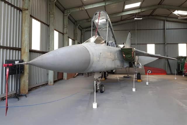This Tornado jet is also now on display at the North East Land Sea & Air Museum.