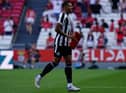 Jamaal Lascelles of Newcastle United FC before the start of the Eusebio Cup match between SL Benfica and Newcastle United at Estadio da Luz on July 26, 2022 in Lisbon, Portugal.  (Photo by Gualter Fatia/Getty Images)
