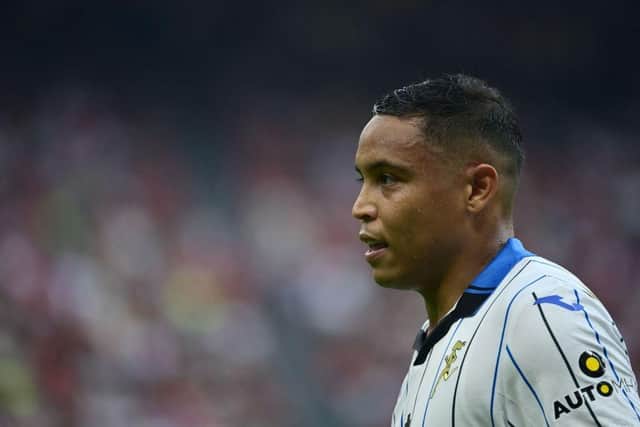 Atalanta's Colombian forward Luis Muriel (Photo by MIGUEL MEDINA / AFP) (Photo by MIGUEL MEDINA/AFP via Getty Images)