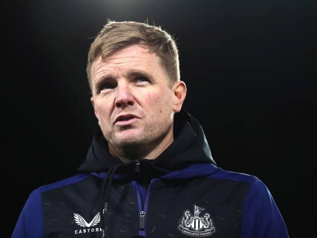 Newcastle United head coach Eddie Howe.