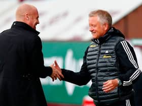 Chris Wilder and Sean Dyche are reportedly interested in taking charge at Newcastle, should Steve Bruce leave. (Photo by CLIVE BRUNSKILL/POOL/AFP via Getty Images)
