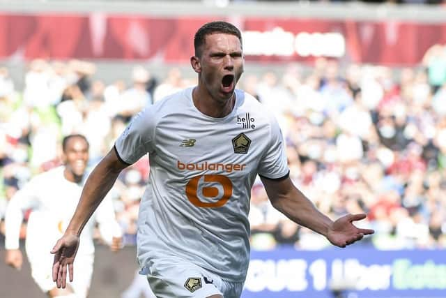 Lille's Dutch defender Sven Botman (Photo by JEAN-CHRISTOPHE VERHAEGEN/AFP via Getty Images)