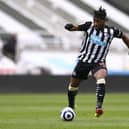 Newcastle United winger Allan Saint-Maximin. (Photo by Stu Forster/Getty Images)