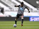 Newcastle United winger Allan Saint-Maximin. (Photo by Stu Forster/Getty Images)
