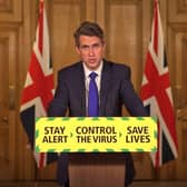 Secretary of State for Education Gavin Williamson during a media briefing in Downing Street, London, on coronavirus (COVID-19). Photo: PA Video/PA Wire