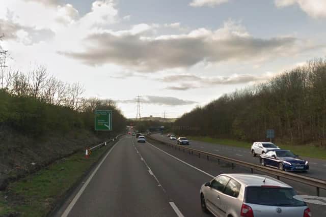 Northumbria Police has closed off access to the sliproad from the A19 northbound to the A690 interchange due to flooding. Image copyright Google.