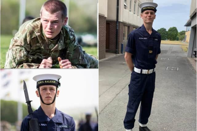 Luke Robson has completed his ten-week basic training with the Royal Navy.