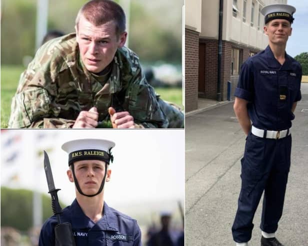 Luke Robson has completed his ten-week basic training with the Royal Navy.