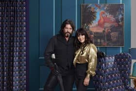 Goatee thief Laurence Llewelyn-Bowen, pictured on the left.