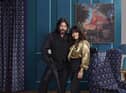 Goatee thief Laurence Llewelyn-Bowen, pictured on the left.