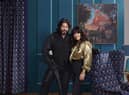 Goatee thief Laurence Llewelyn-Bowen, pictured on the left.