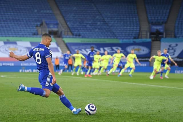 Newcastle United are reportedly 'preparing' an offer for Youri Tielemans of Leicester City (Photo by Michael Regan/Getty Images)