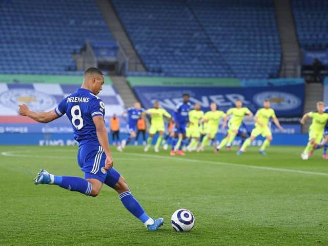 Newcastle United are reportedly 'preparing' an offer for Youri Tielemans of Leicester City (Photo by Michael Regan/Getty Images)