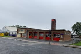 The existing Hebburn fire station