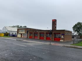 The existing Hebburn fire station