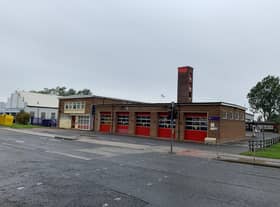 The existing Hebburn fire station