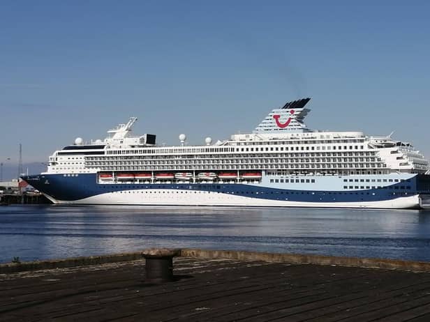 The TUI Marella Explorer 2 at Port of Tyne.