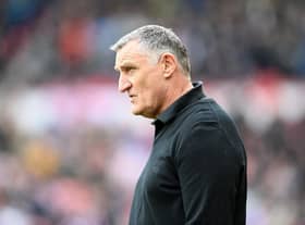 Sunderland head coach Tony Mowbray.