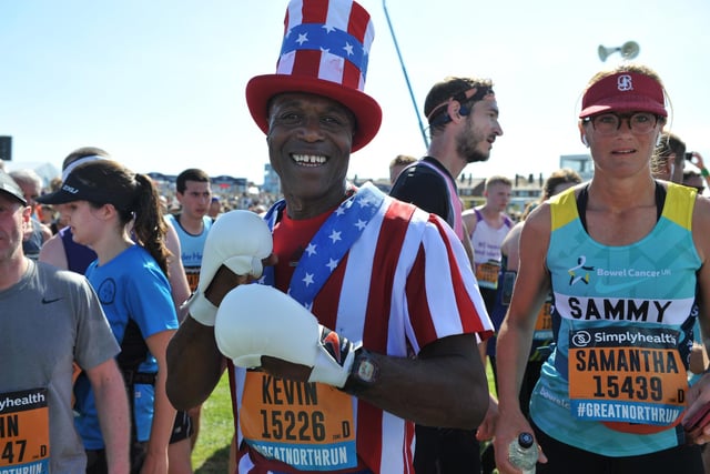 One of the 50,000-plus fundraising stars who tackled the GNR course to help others.