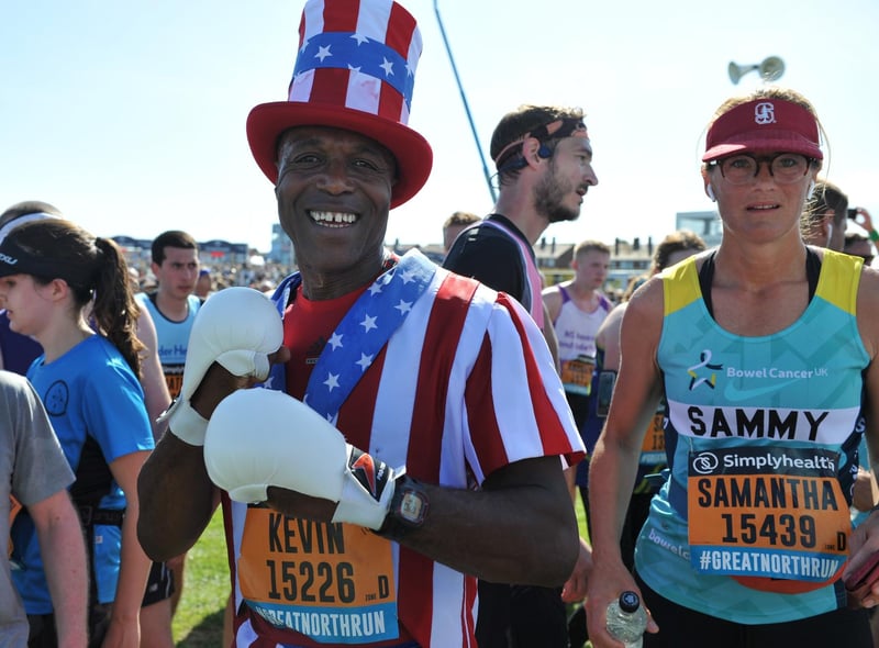 One of the 50,000-plus fundraising stars who tackled the GNR course to help others.