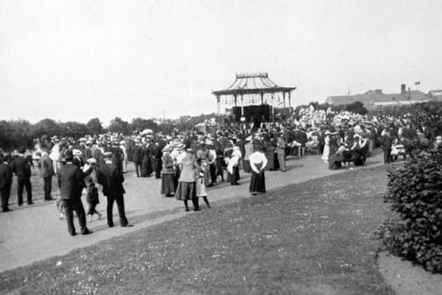 The bandstand in its glory days