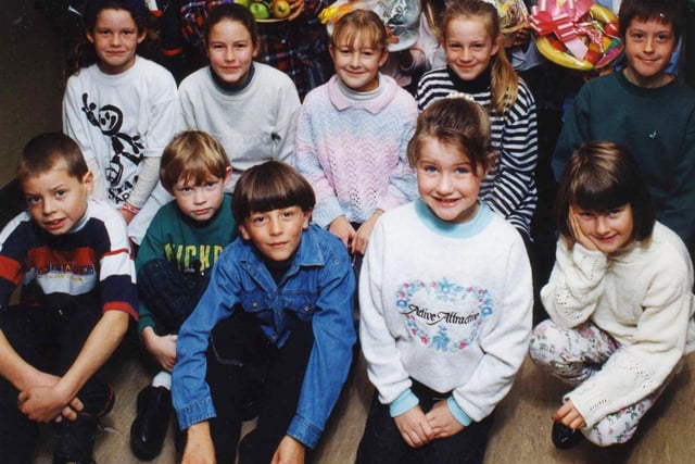 Some more of the book-loving children at Temple Park Junior School in 1994.