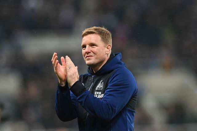 Newcastle United boss Eddie Howe. (Photo by Stu Forster/Getty Images).