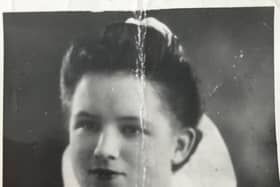 Resident at HC-One’s Fleming Court Care Home, Maisie Dalziel when she was younger working as a Nurse