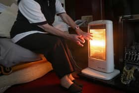 100 old people living without central heating.