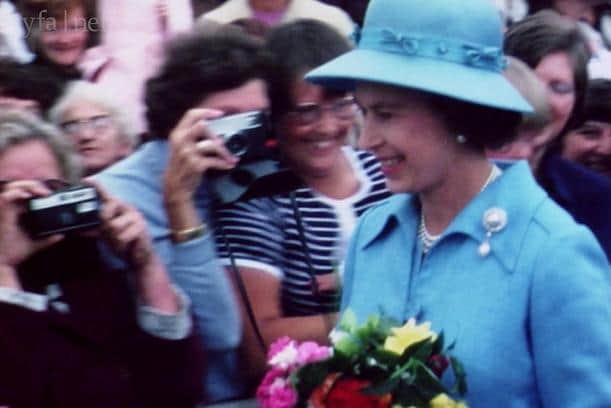 The Queen on her visit to Sunderland in 1977. Photo: North East Film Archive.